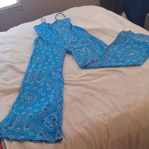 Long 1pc pants suit